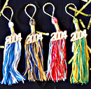 academic tassels key chain